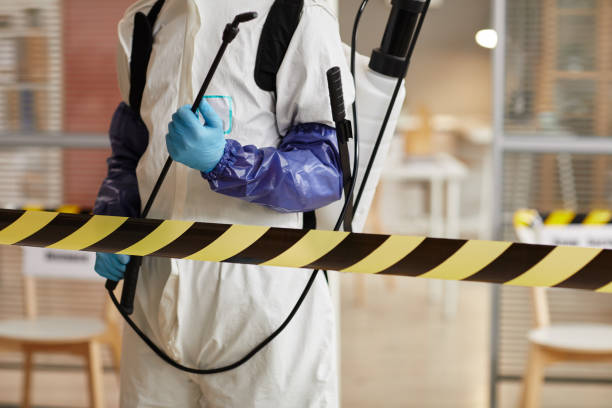 Professional Biohazard Cleanup technician working in Passaic, NJ